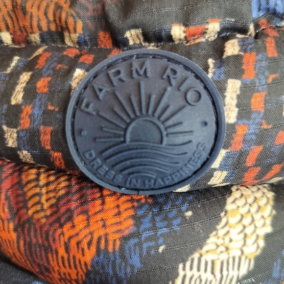 FARM RIO Lug Sole Puffer Bootie Pineapple Flower Women's 9 Chunky Floral Quilted - Picture 8 of 16